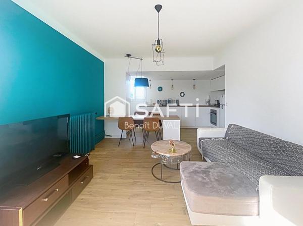 T3 avec jardin privatif, balcon, garage et parking