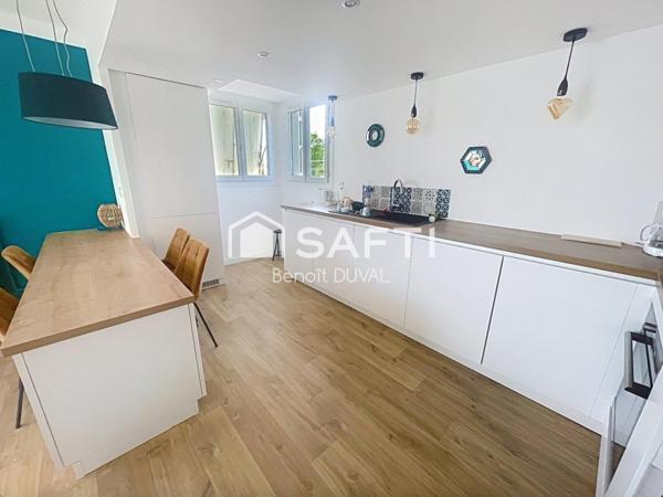 T3 avec jardin privatif, balcon, garage et parking