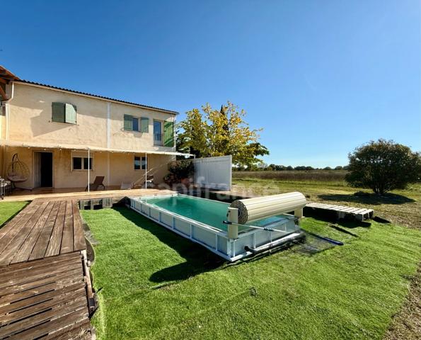 Appartement de 124 m2 à vendre 5 pièces Jardin 556 m2 Piscine VILLELAURE (84)