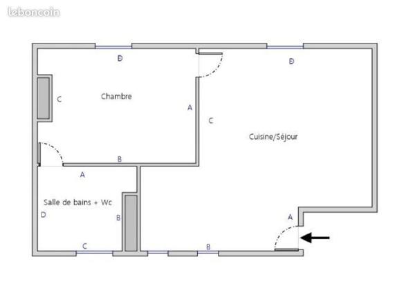 Magnifique deux pièces rue Jean Macé (Faidherbe Chaligny)