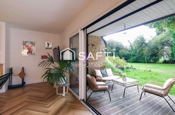 jolie maison en parfait état avec terrasse et jardin