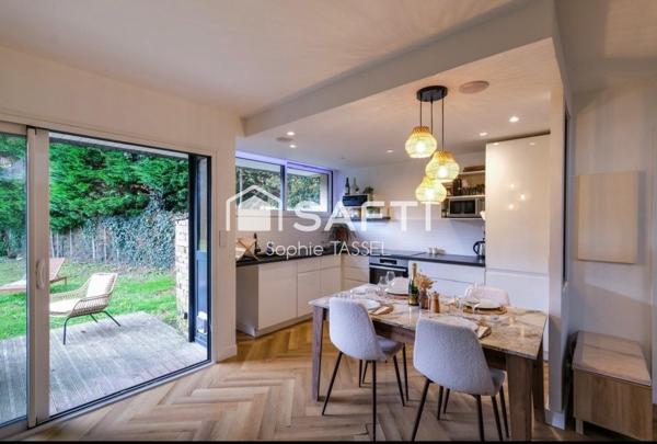 jolie maison en parfait état avec terrasse et jardin