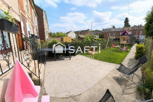 Charmante maison avec jardin, garage et cave