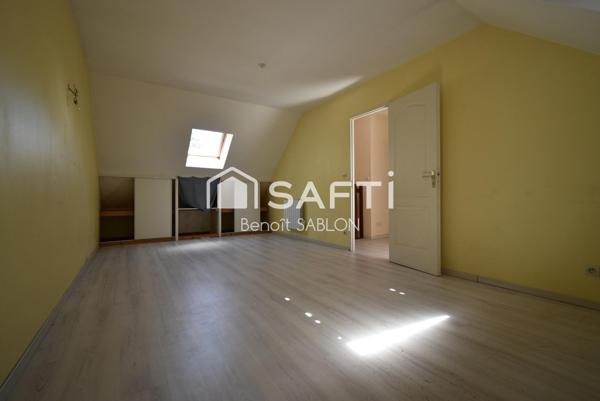 Maison 102m², 4 chambres, jardin garage, grenier