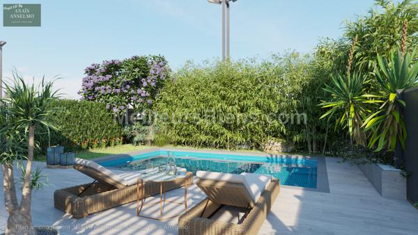 Villa T4 3 faces de 95m2 en plain pied sur une parcelle de 330m2 piscinable à Toulouges