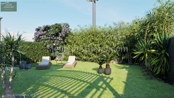 Villa T4 3 faces de 95m2 en plain pied sur une parcelle de 330m2 piscinable à Toulouges