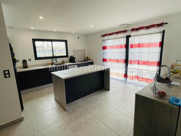 Villa T4 3 faces de 95m2 en plain pied sur une parcelle de 330m2 piscinable à Toulouges