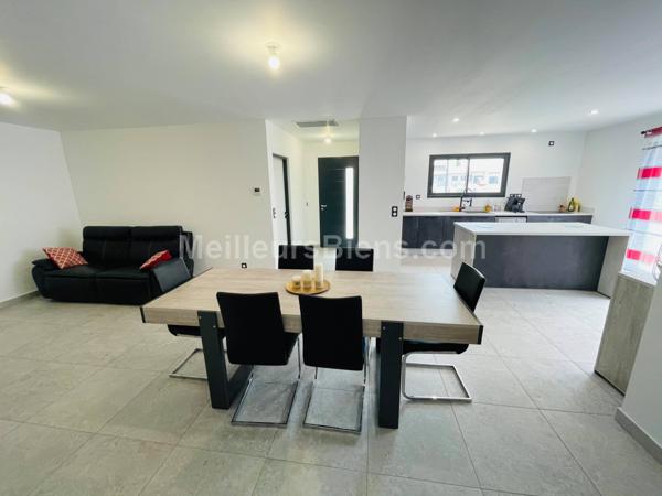 Villa T4 3 faces de 95m2 en plain pied sur une parcelle de 330m2 piscinable à Toulouges