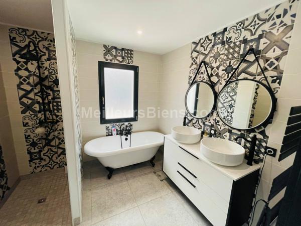 Villa T4 3 faces de 95m2 en plain pied sur une parcelle de 330m2 piscinable à Toulouges