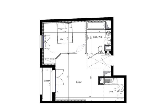 Appartement T2