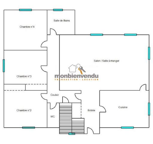 Pavillon familial - plain-pied sur sous-sol