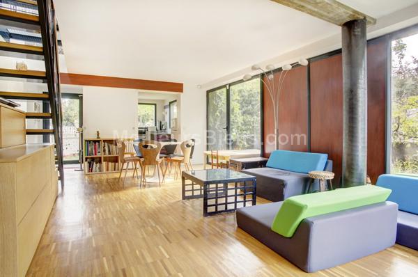 Maison d'architecte  5 chambres au calme et proche Meudon Bellevue/gare Sèvres Rive Gauche