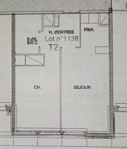 Appartement 2 pièces - 44000 Nantes -  VIARME