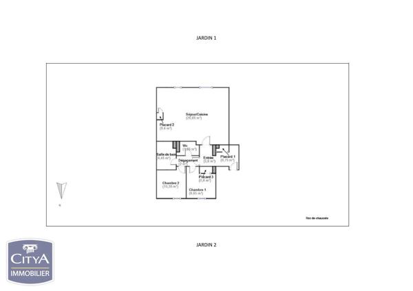 Appartement à vendre 3 pièces 60m² Saint-Arnoult (14800)