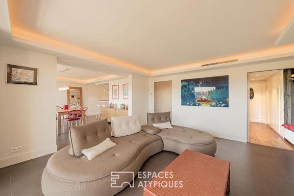 Appartement contemporain avec jardin face à la Marina
