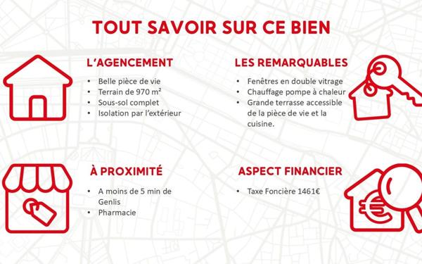 Maison à vendre    3 pièces •  Longeault