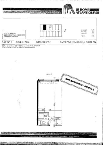 Appartement à louer à Nantes (44000)