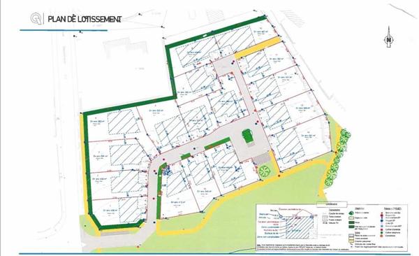 Terrain à vendre  405 m2 PLOUAGAT - 22