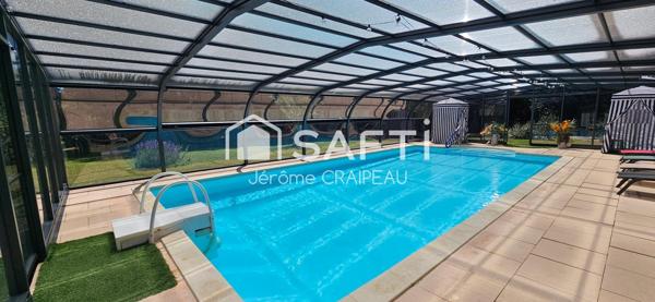 Propriété de caractère en pierre avec piscine – Cadre bucolique et préservé.