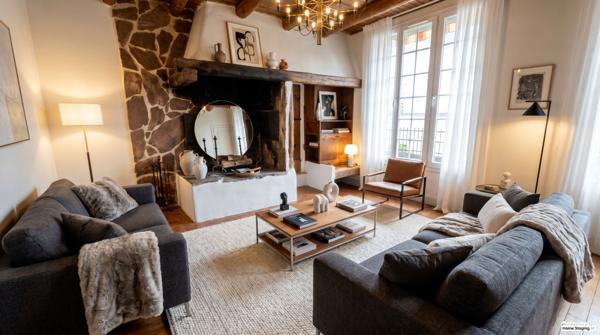 Ravissante Maison dans son écrin de verdure à l'abri des regards et de la circulation