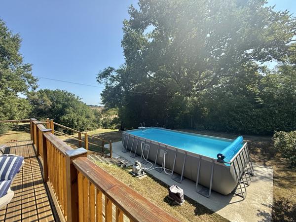 Castelsagrat (82400) CASTELSAGRAT Maison avec 3 chambres, près du village avec 1.9 hectares