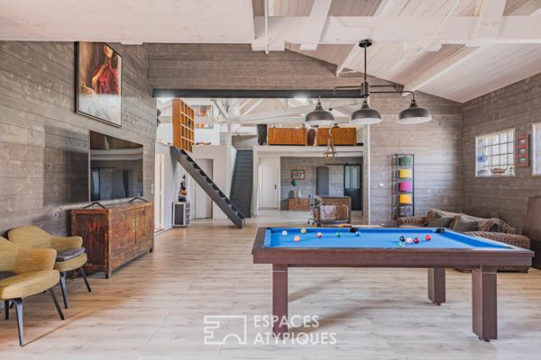 Maison Loft avec terrasse et local indépendant