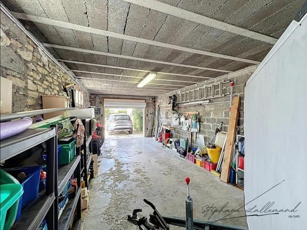 Maison 3 ch. à rénover avec jardin et grand garage