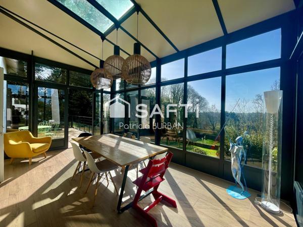 Maison de charme 188 m2 et 1500 m2 de jardin à Questembert centre