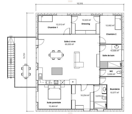Magnifique terrain de 700 m² très bien placé proche du centre de village LIBRE CONSTRUCTEUR
