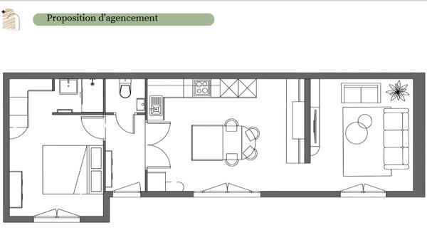 Maison de plain pied avec jardin centre Carbonne