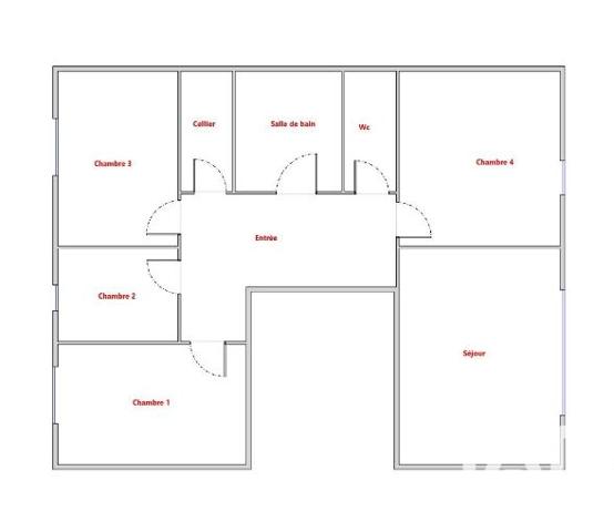 Appartement à vendre 4 pièces 85 m² Aulnay-sous-Bois