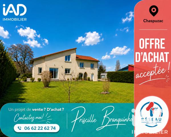 Maison à vendre 6 pièces 139 m² Chaspuzac
