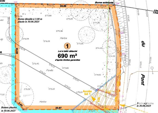 Terrain à vendre 690 m² Fleurieux-sur-l'Arbresle