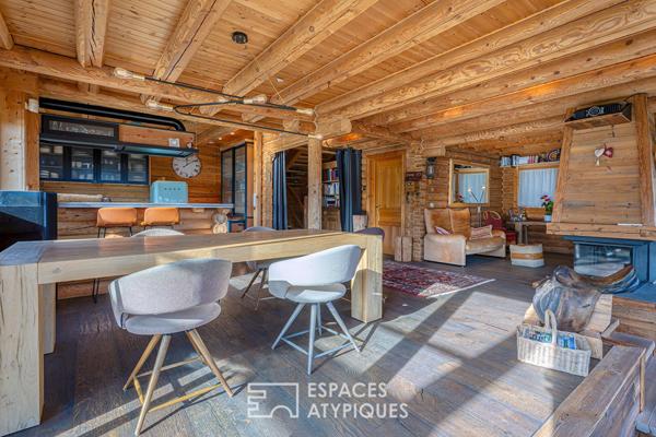 Chalet contemporain avec vue imprenable
