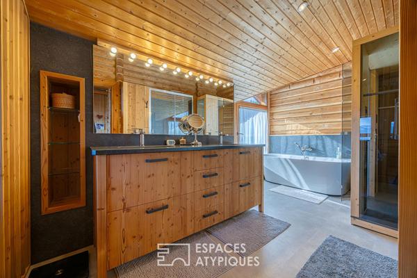 Chalet contemporain avec vue imprenable