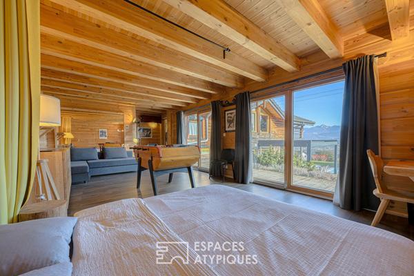 Chalet contemporain avec vue imprenable