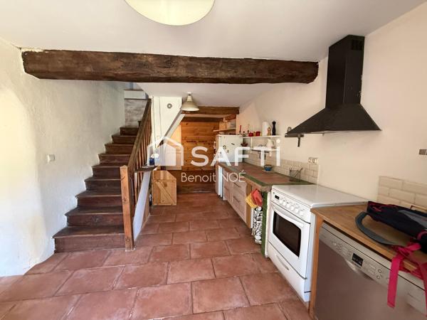 Maison de village axe Pamiers-Mirepoix avec jardin