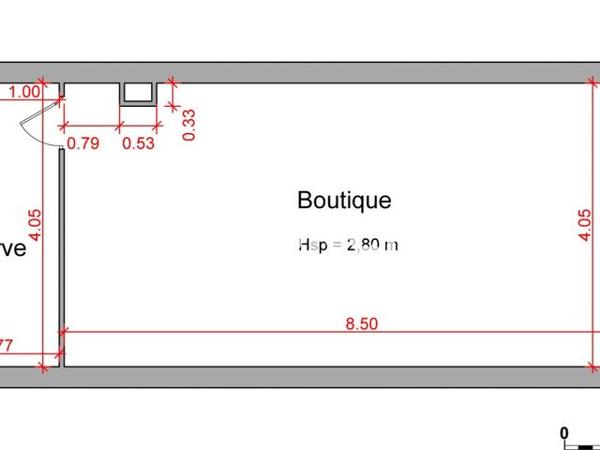 Location Local commercial 1 pièce 44.5 m² - RUE DU PORT L'herbaudiere 85330