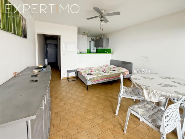 Palavas-les-Flots (34250) Palavas Rive Droite- Rare! Studio Cabine 31,63 m2 face Mer 1 ère ligne .