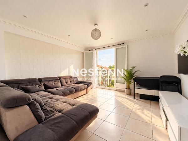 Vallauris - 3P - 58m² - parking - cave - traversant
