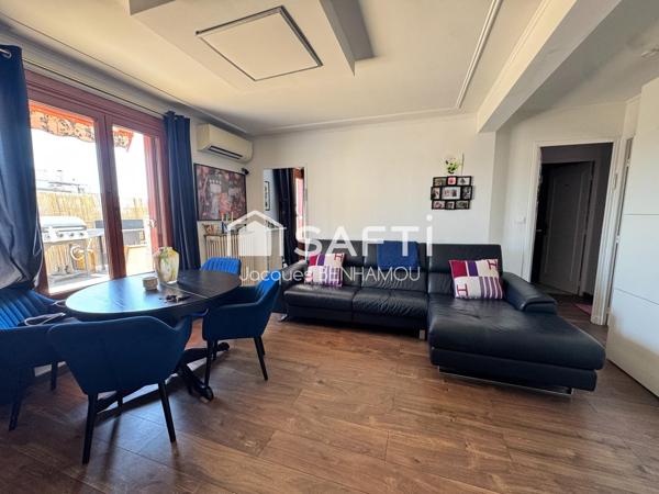 T3/4 + terrasse + box