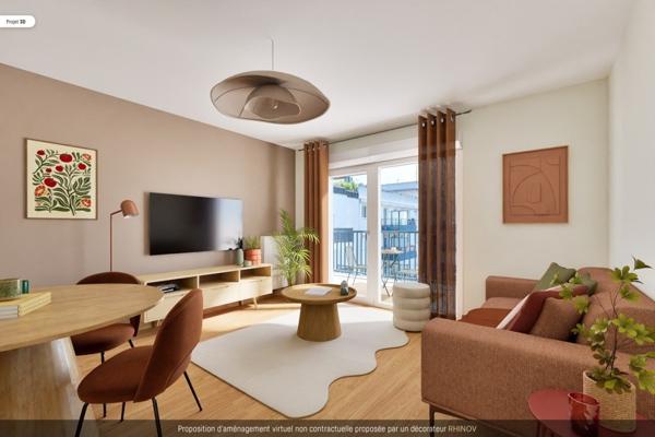 Appartement à vendre |  Lyon 07 |  3 pièces | 64 m²