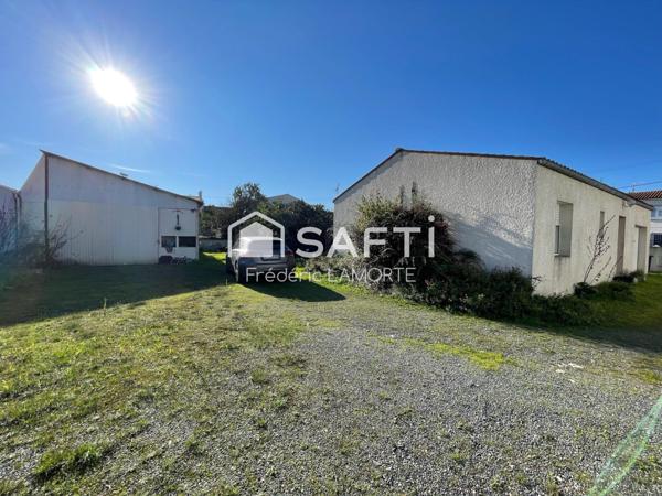 Plain-pied, +1000m² de terrain, centre-bourg