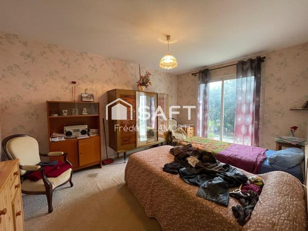 Plain-pied, +1000m² de terrain, centre-bourg