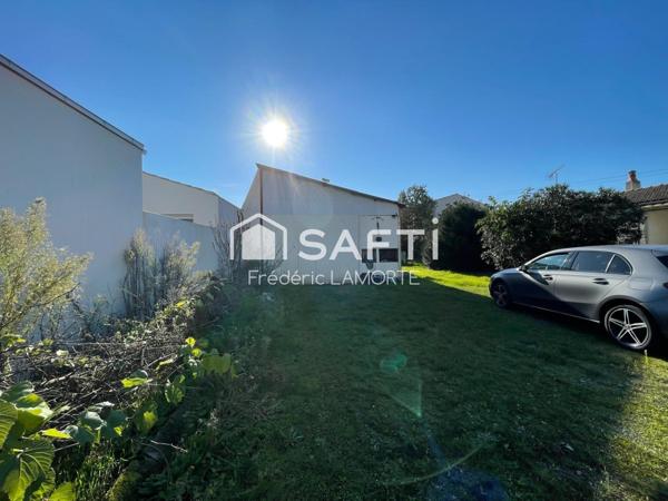 Plain-pied, +1000m² de terrain, centre-bourg