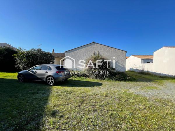 Plain-pied, +1000m² de terrain, centre-bourg