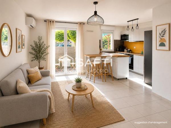 Appartement T2 avec balcon et parking