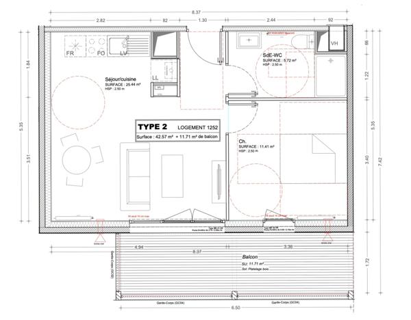 ✨ T2 récent Clermont-Ferrand (63) OFFRE EXCEPTIONNELLE jusqu’au 31 décembre : –2 % + frais d'acte notarial pris en charge par le vendeur ✨