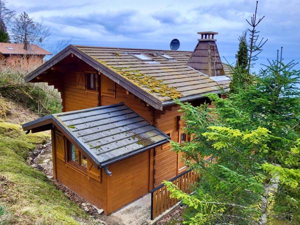 Dpt Haute Savoie (74), à vendre THOLLON LES MEMISES CHALET VUE LAC P5