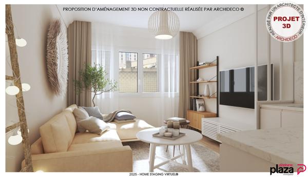 Appartement 1 pièce 34.25 m2